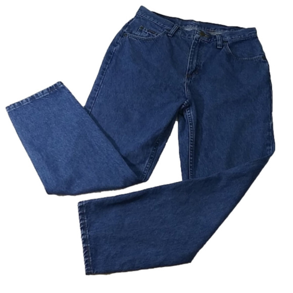 Riders Denim Vintage Blue Medium Wash Five Pocket High Rise Tapered Leg Jean - Picture 1 of 12